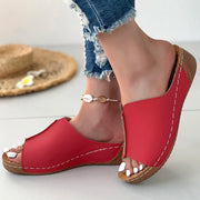 Women Shoes Sandals Summer Party Walking Shoes Slip On Sandals Ladies Wedge Shoes Woman Casual Female Footwear Slippers Woman - Luxe Ladies Moda
