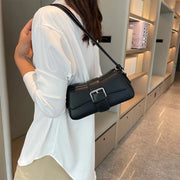 Solid color Leather Crossbody Bags For Women Underarm Shoulder Bag Fashion Trend Women's Handbag and Purse - Luxe Ladies Moda