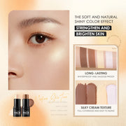 FOCALLURE Waterproof Shimmer Face Bronzer Highlighters Glitter Corrector Contour Illuminator Stick Creamy Blush Makeup Cosmetics - Luxe Ladies Moda