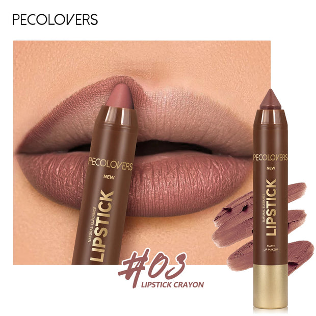 Fine Tip Lip Liner Pen Soft Mist Matte Lip Crayon Sexy Brown Red Lipstick Pencil Lip Contouring Lipliner Outline Tint Cosmetic - Luxe Ladies Moda