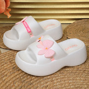 Women’s Platform Cloud Flip Flops – Soft EVA Pillow Slides, Non-Slip Beach Sandals - Luxe Ladies Moda