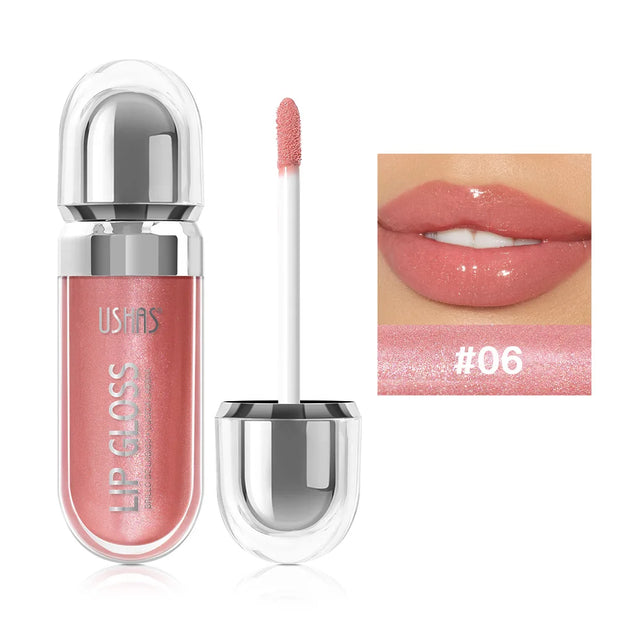 Mirror Fine Flash Liquid Lipstick – Pearlescent, Waterproof, Non-Stick, Long-Lasting Glossy Shine