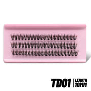 Lash Clusters Set Mixed Tray Lashes Kit Fluffy Individual Lashes Extension with Lash Bond and Seal At Home Makeup - Luxe Ladies Moda