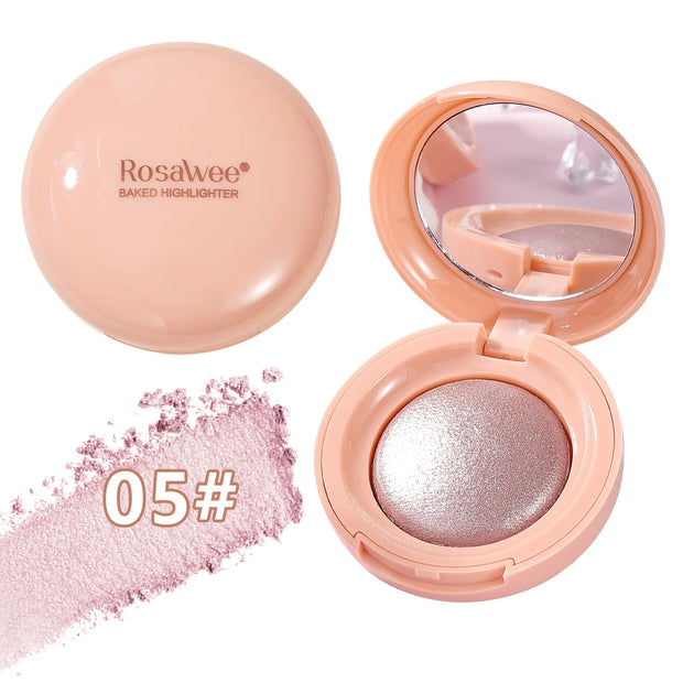 Face Highlighter Palette – Pearl Shimmer Glow Powder