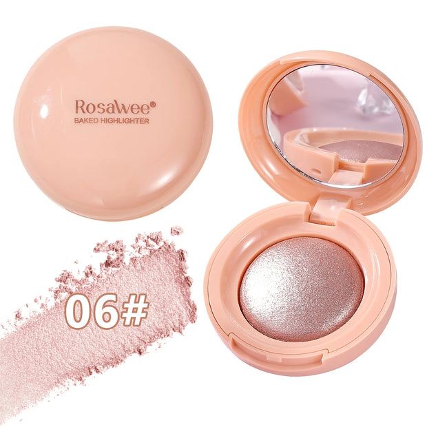 Face Highlighter Palette – Pearl Shimmer Glow Powder