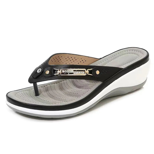 Women's Slippers New Fashion Slides Non-Slip Shoes Beach Sandals Women Outside Leisure Flip Flops Wear Open Toe - Luxe Ladies Moda