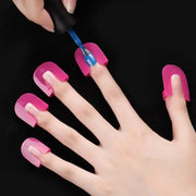 26pcs/set 10 Sizes G Curve Shape Varnish Shield Nail Protector Finger Cover Spill-Proof French Stickers Manicure Nail Art Tools - Luxe Ladies Moda