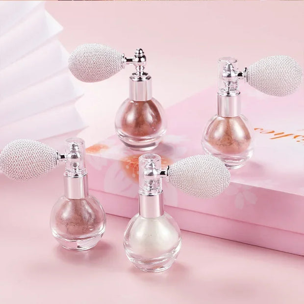Diamond Highlighter Powder Spray Waterproof High Gloss Glitter Body Bronzer Highlight Powder Face Contour Illuminator Makeup - Luxe Ladies Moda