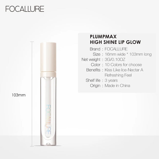 Lip Gloss Moisturizing Long Lasting Juicy Jelly Lip Tint 16 Colors Shiny Transparent Lipgloss Women's Cosmetics - Luxe Ladies Moda