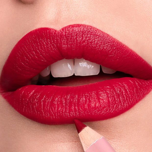 "Waterproof Matte Lip Liner | 12-Color Wooden Lip Contour Pencil" - Luxe Ladies Moda