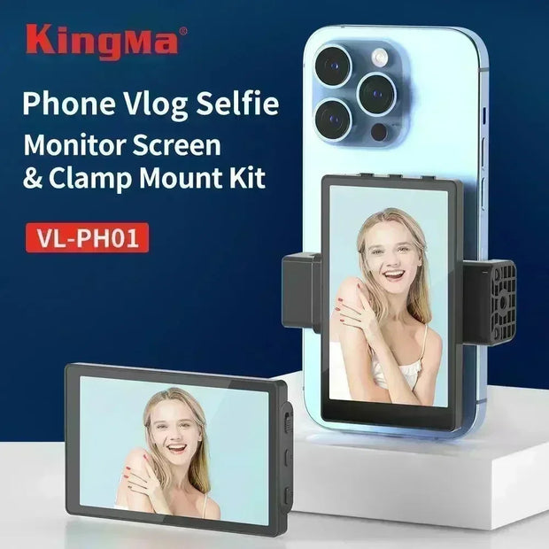 Smartphone Vlog Selfie Monitor Screen Magnetic Phone Rear Camera For Selfie Vlog Live Stream For Android Iphone Custom - Luxe Ladies Moda