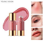8 colors long-lasting Bottom press moisturizing easy makeup blush pencil solid creamy Liquid blusher - Luxe Ladies Moda