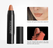 Matte Lipstick 19 Colors Waterproof Matte Lipsticks Soft Texture Lip Stick Cosmetic Sext Red Nude Lip Makeup Batom