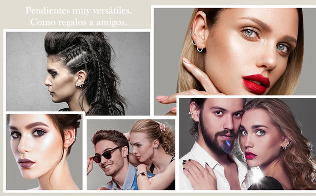 Simple Stainless Steel Small Hoop Earrings for Women - Luxe Ladies Moda