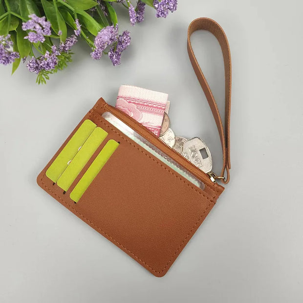 Thin Cards Holder Wallet Organizer Women Men Business Card Holders Wallets Slim Bank Credit Card ID Cards Cover Coin Pouch Case - Luxe Ladies Moda