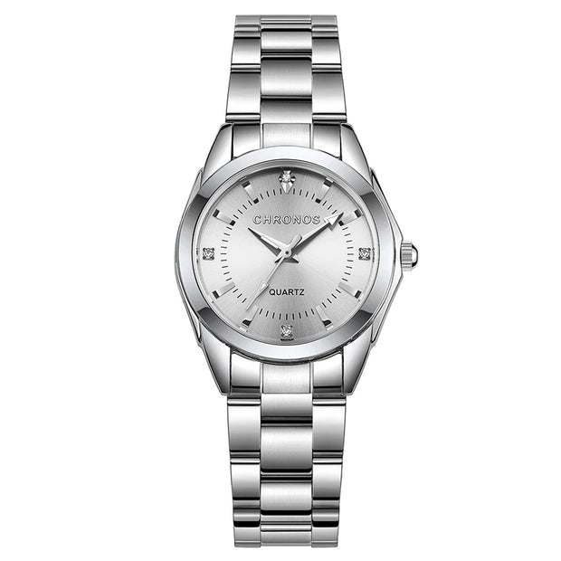 Elegant Women Watch Luxury Ladies Fashion Brand Wristwatch Quartz Movement Stainless Steel Gift for Female Girlfriend - Luxe Ladies Moda
