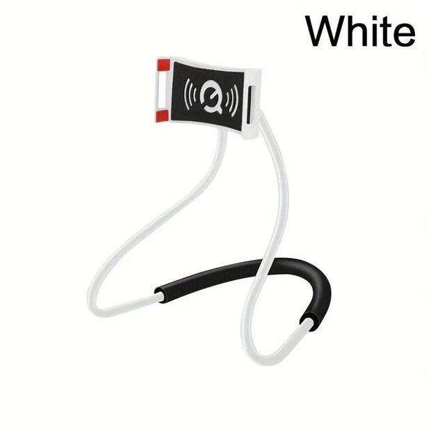 Universal Mobile Phone Holder Extendable Neck Hanging Selfie Stick Rack Adjustable 360°Free Rotating Mount Holder