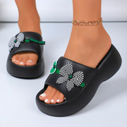 Women’s Platform Cloud Flip Flops – Soft EVA Pillow Slides, Non-Slip Beach Sandals - Luxe Ladies Moda