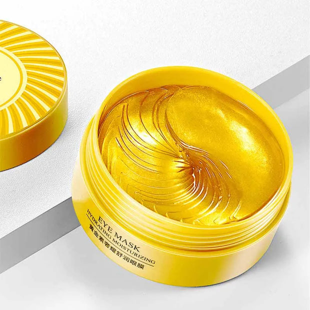 60PCS Collagen Eye Masks – Hydrating, Firming & Anti-Dark Circle Gel Patches