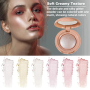 Face Highlighter Palette – Pearl Shimmer Glow Powder