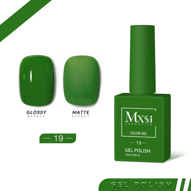 15ml Gel Nail Polish Neon Brown Royal Blue Red Green Pastal Nude Nail Art Varnish Gel Lacquer Top Coat UV Gel Nail Not Set