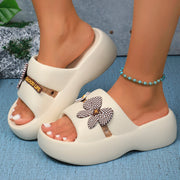Women’s Platform Cloud Flip Flops – Soft EVA Pillow Slides, Non-Slip Beach Sandals - Luxe Ladies Moda