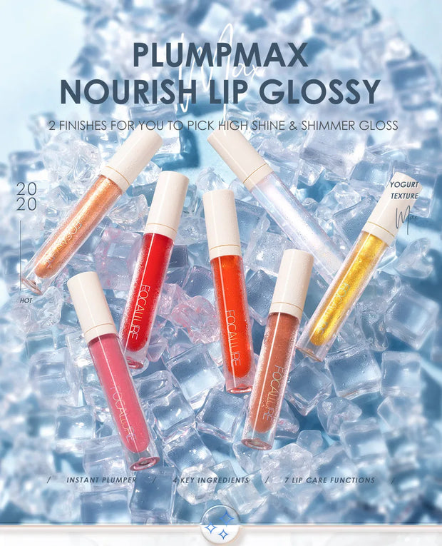 Lip Gloss Moisturizing Long Lasting Juicy Jelly Lip Tint 16 Colors Shiny Transparent Lipgloss Women's Cosmetics