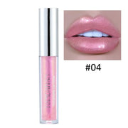 Moisturizing Glitter Lip Gloss with Long-lasting Glossy Finish for Hydrated Lips - Lipstick and Lip Balm Combo