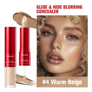 GlideHide Blurring Concealer | Dual Formula Liquid & Balm | Creamy Texture, Dark Circle & Wrinkle Coverage, Long-Lasting