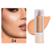 Bottom Press Liquid Foundation High Coverage Makeup Base Matte Oil Control Lasting Waterproof Concealer Korean Makeup BB Cream - Luxe Ladies Moda