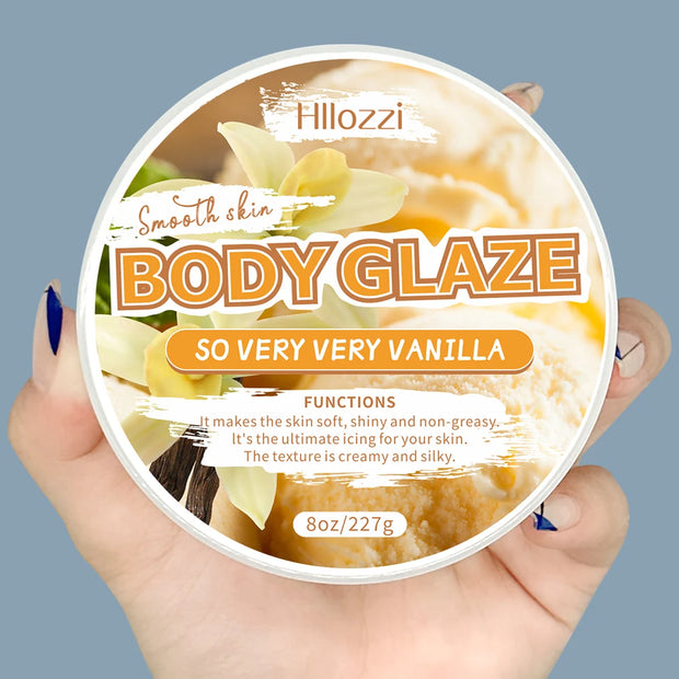 2oz/8oz Vanilla Body Glaze Nourishing Moisturizing Skin Care Body Butter Refreshing Non-Greasy Body Oil Moisturizing Skin - Luxe Ladies Moda