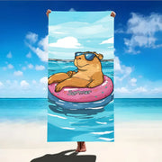 Print Sea Beach Towel Quick-Dry Washable Beach Towels Sandproof Portable Beach Towels For Travel Swimming Camping Beach - Luxe Ladies Moda