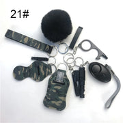 Factory Price Women Outdoor Self Defense Keychain Accessories Set Emergency Personal Protection Safety Alarm Women Product - Luxe Ladies Moda