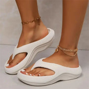 Thick Platform Eva Flip Flops For Women Summer Clip Toe Non Slip Beach Sandals Woman Comfortable Soft Sole Cloud Slippers