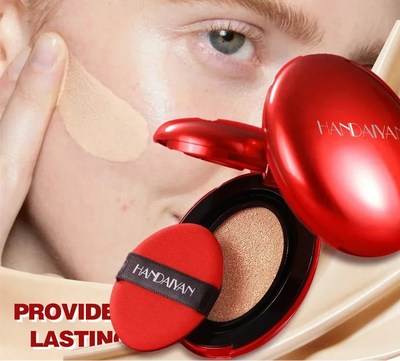 "Air Cushion Foundation | Light Natural Moisturizing Concealer with Oil Control" - Luxe Ladies Moda