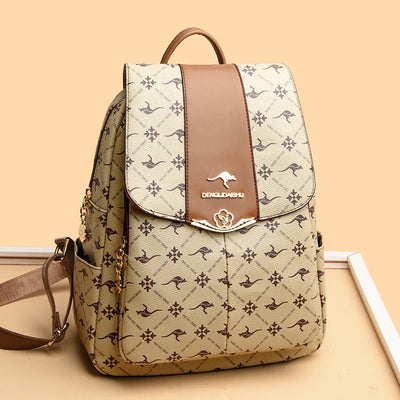 Luxury Women Large Capacity Backpack Purses High Quality Printing Female FashionBag School Bags Travel Bagpack Ladies Bookbag - Luxe Ladies Moda