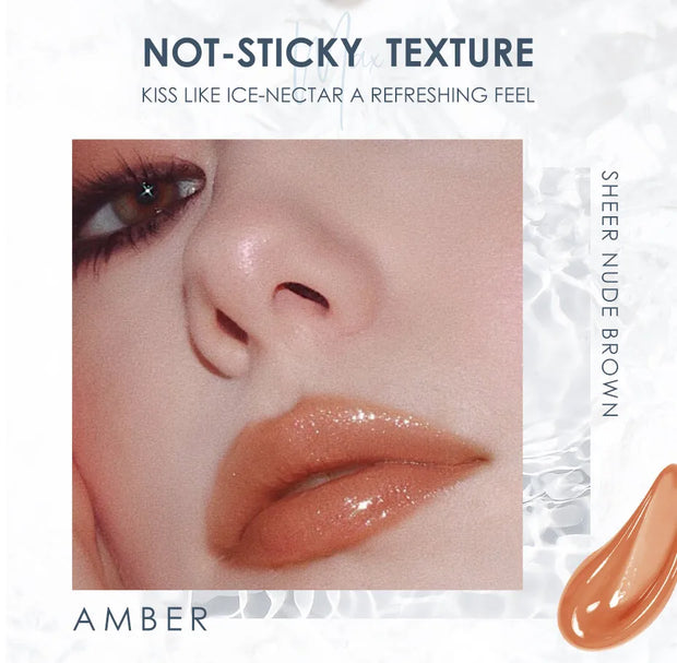 Lip Gloss Moisturizing Long Lasting Juicy Jelly Lip Tint 16 Colors Shiny Transparent Lipgloss Women's Cosmetics