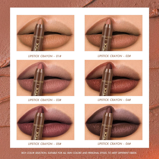 Fine Tip Lip Liner Pen Soft Mist Matte Lip Crayon Sexy Brown Red Lipstick Pencil Lip Contouring Lipliner Outline Tint Cosmetic - Luxe Ladies Moda