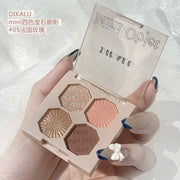 Eye Shadow Palette Mini Makeup Cosmetics Travel Size Cute Glitter Nude Eyeshadows Women Cheap Korean Glitters for the Eyes Gift - Luxe Ladies Moda