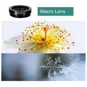 1 Set 3In1 Mobile Phone Fish Eye+Wide Angle+Macro Lightweight Camera Lens With Clip Universal Cell Phone Lens For iPhone - Luxe Ladies Moda