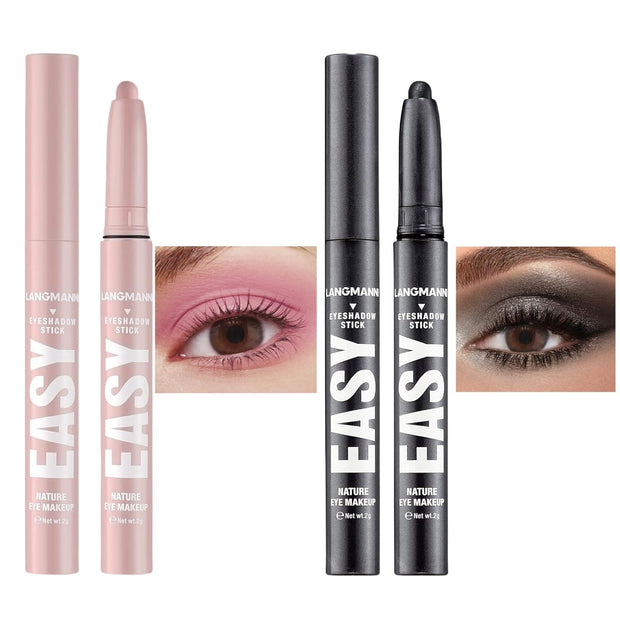 Eyeshadow Stick Set, 8 Colors Matte Professional Bright-Colored Contouring and Highlight Eyeshadow Stick, Cream Waterproof Long Lasting High Pigmented Eye Shadow. (8, EYESHADOW B)