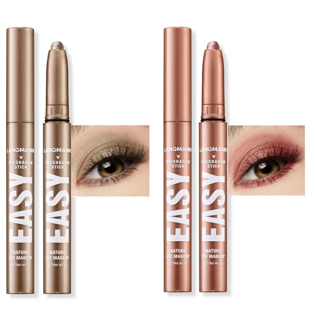 Eyeshadow Stick Set, 8 Colors Matte Professional Bright-Colored Contouring and Highlight Eyeshadow Stick, Cream Waterproof Long Lasting High Pigmented Eye Shadow. (8, EYESHADOW B)