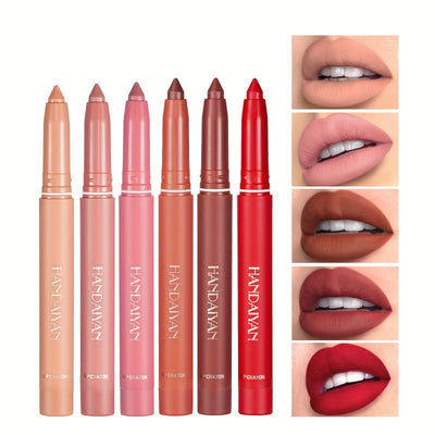 Matte Liquid Lipstick Lip Liner Pens Set, One Step Lips Makeup Sets Pigment Velvety Nude Lip Stain Waterproof Long Wear Lip Gloss Make up Gift Set - Luxe Ladies Moda