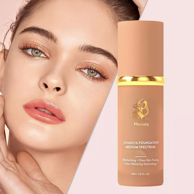 "Premium 4-in-1 Liquid Foundation | Natural Look & Medium Coverage for All Skin Types" - Luxe Ladies Moda