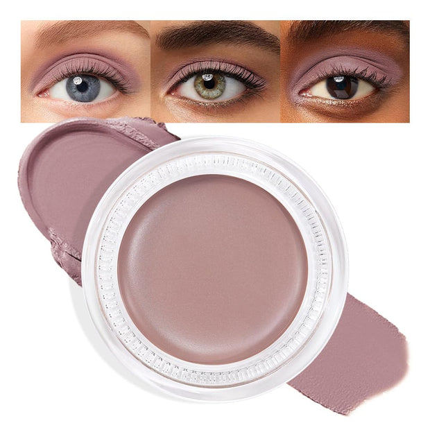 Cream Glitter Light Champagne Shimmer Metallic Eyeshadow Palette Makeup, Mini Instant Holographic Eyeshadow for Women, Sombras Crema Para Ojos, Talc, Paraben & Cruelty Free, 730