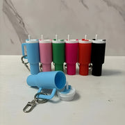Mini Water Bottle Keychain - Street Style, Plastic Material, Suitable for Men And Women - Luxe Ladies Moda