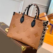 Mirror quality Designer bag tote Luxury handbag onthegotote embossed leather shop bags for Women mens Clutch crossbody Shoulder Bag handle weekend mother bags - Luxe Ladies Moda