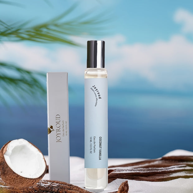 Joyroud Coconut Vanilla Bliss Eau De Parfum for Women - Tropical Floral & Fruity Scent with Chamomile, Sweet Alcohol-Based Spray, Ideal Gift for Her on Thanksgiving, Christmas & Birthdays, 1.01fl.oz. - Luxe Ladies Moda