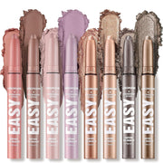 Eyeshadow Stick Set, 8 Colors Matte Professional Bright-Colored Contouring and Highlight Eyeshadow Stick, Cream Waterproof Long Lasting High Pigmented Eye Shadow. (8, EYESHADOW B)