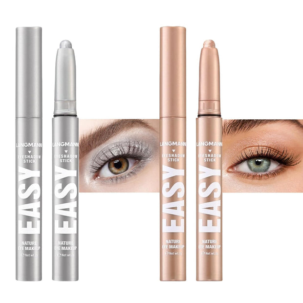 Eyeshadow Stick Set, 8 Colors Matte Professional Bright-Colored Contouring and Highlight Eyeshadow Stick, Cream Waterproof Long Lasting High Pigmented Eye Shadow. (8, EYESHADOW B)